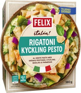 Felix Rigatoni Kyckling & Pesto Fryst