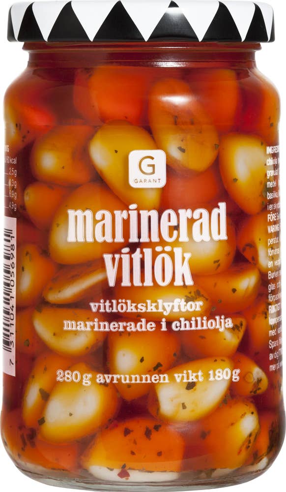 Garant Marinerad Vitlök i Chiliolja