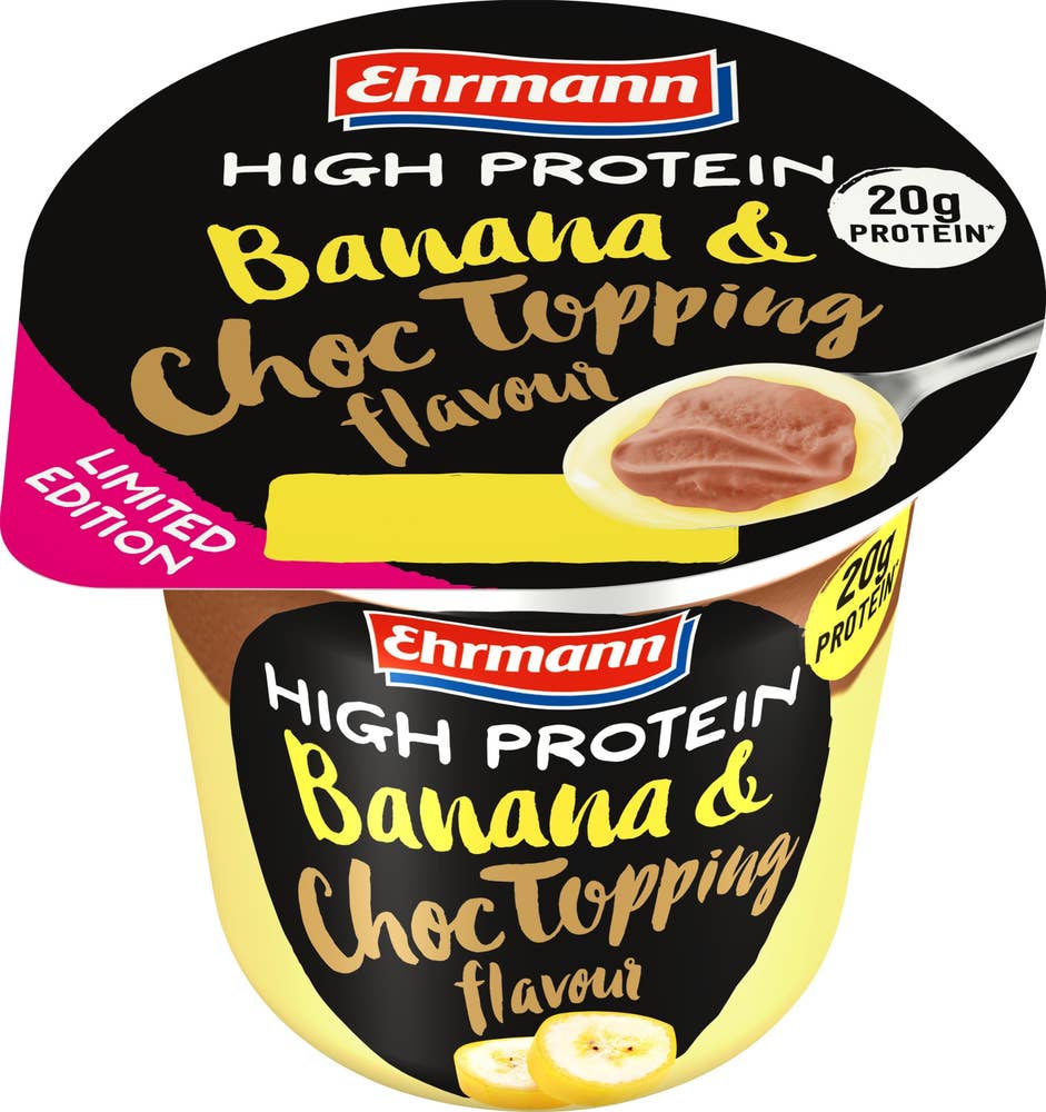 Ehrmann High Protein Proteinpudding Banan 200g Ehrmann High Protein
