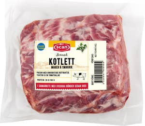Scan Fläskkotlett i Bit Benfri