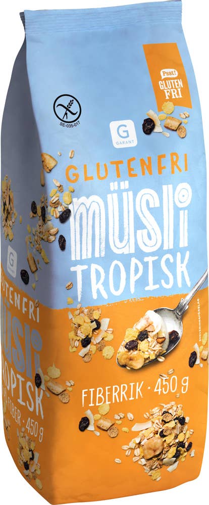 Garant Müsli Tropisk Glutenfri