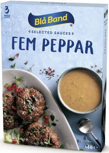 Blå Band Sås Fem Peppar