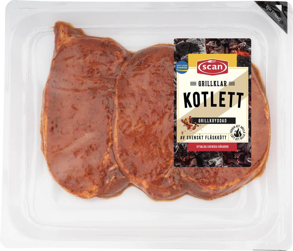 Scan Kotlett Grillkryddad Grillklar