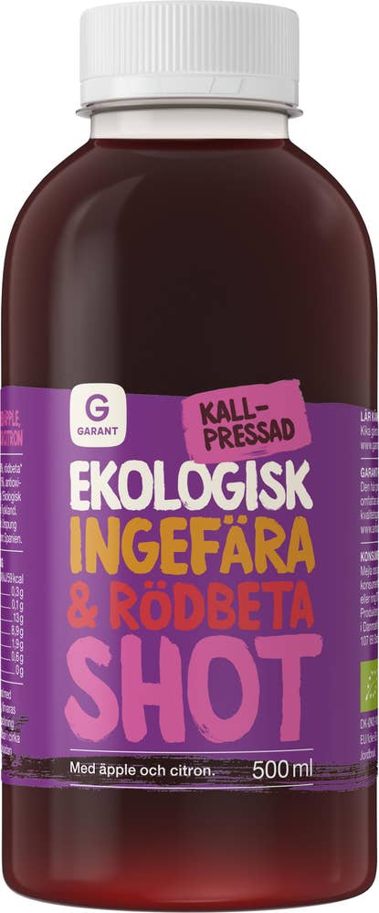 Garant Eko Shot Ingefära & Rödbeta EKO