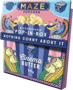 MAZE Popcorn Pop-in-Box Cinema Butter