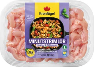 Kronfågel Minutstrimlor Kycklinglårfilé