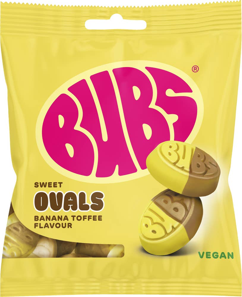BUBS Oval Banana Toffee Veganska