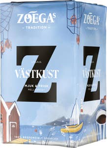 ZOÉGAS Västkust Bryggkaffe Mellanrost