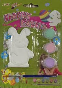 Hedlundgruppen DIY-kit Kaninfigur, Pensel & Färg