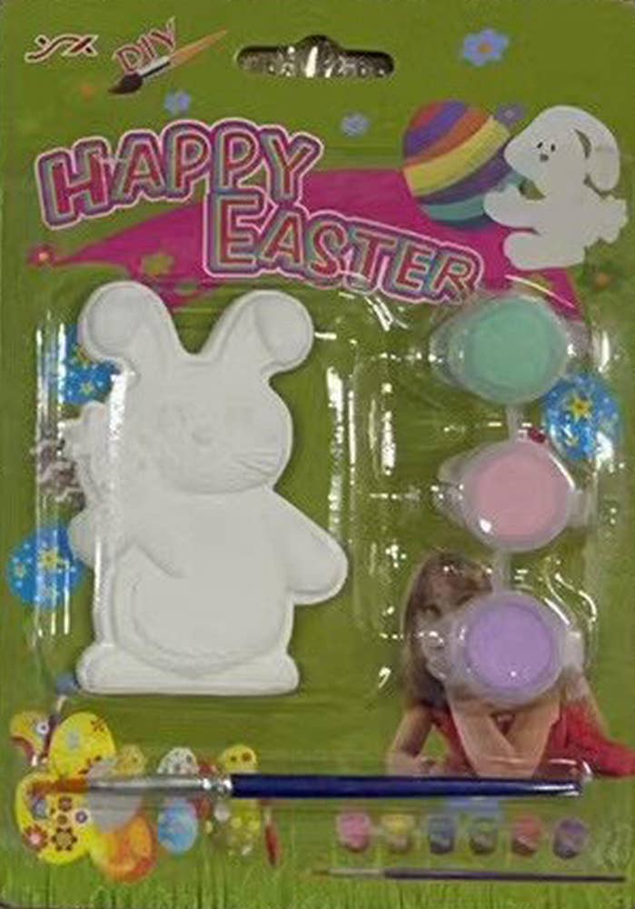 Hedlundgruppen DIY-kit Kaninfigur, Pensel & Färg