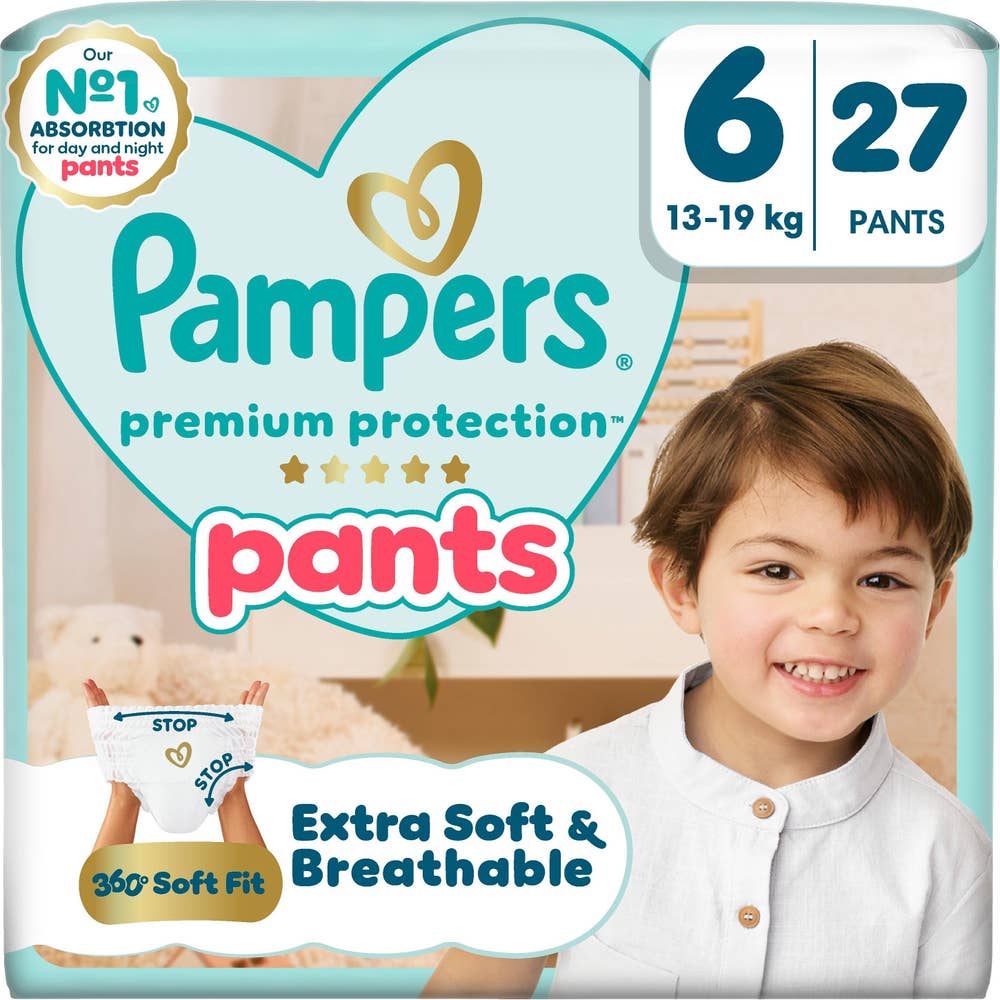 Pampers Blöja Premium Protection Pants S6 13-19kg