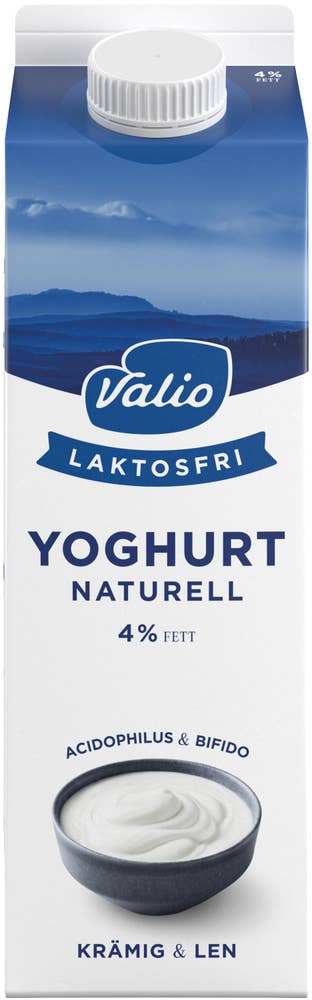 Valio Yoghurt Laktosfri 4% Naturell