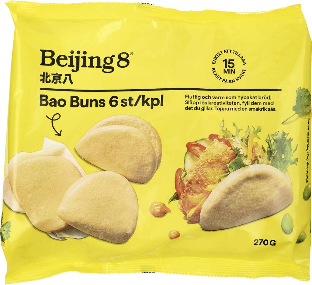 Bao Buns Fryst 6-p