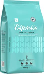 Garant Espresso Hela Kaffebönor