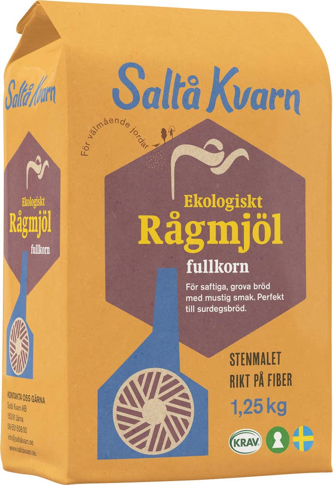 Saltå Kvarn Rågmjöl EKO/KRAV