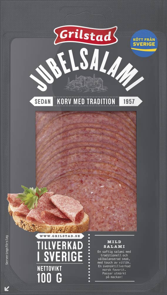 Grilstad Jubelsalami Skivad Grilstad