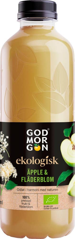 God Morgon® Fruktdryck Äpple & Fläderblom EKO