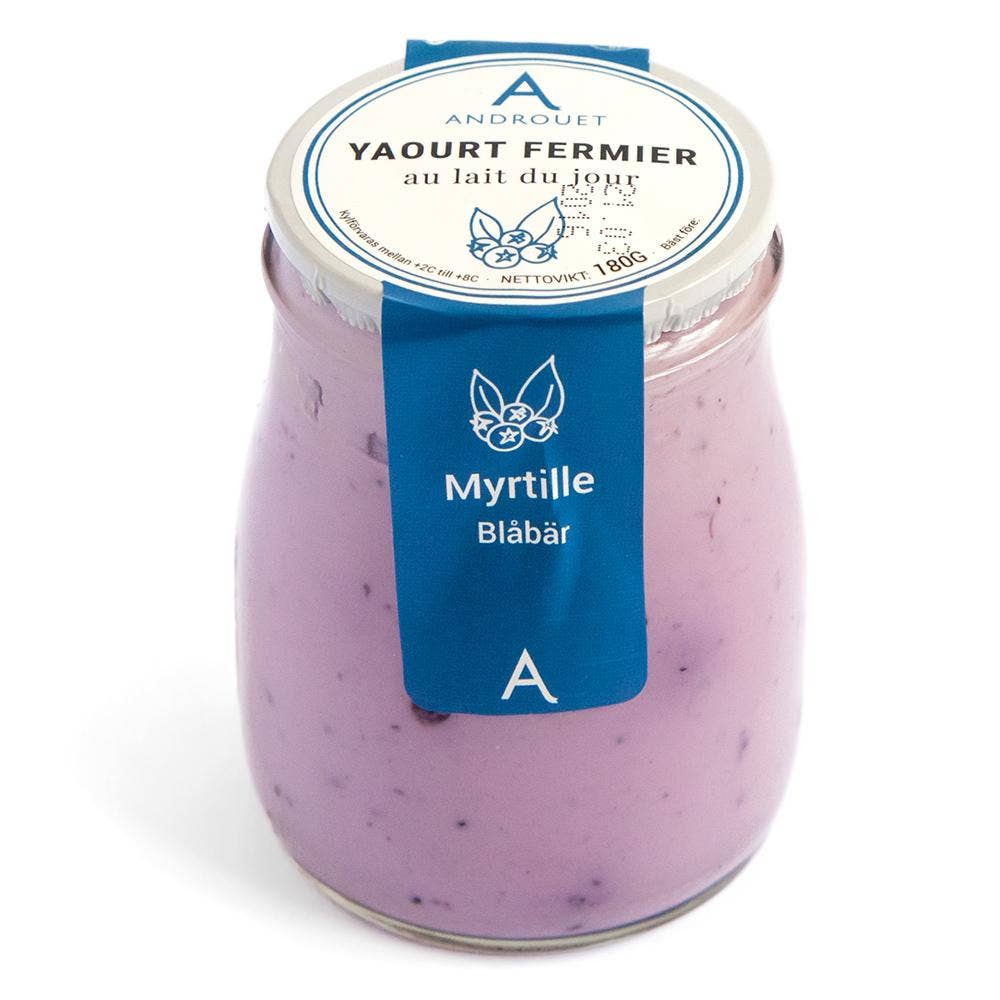 Androuet Yoghurt Blåbär 2,7%