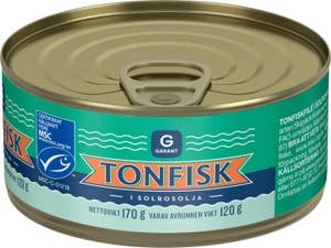 Garant Tonfisk I Solrosolja MSC