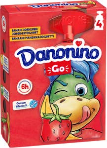 Danonino Klämmis Yoghurt Jordgubb & Banan 4-p