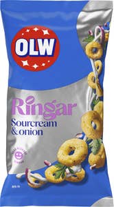 OLW Ringar Sourcream & Onion