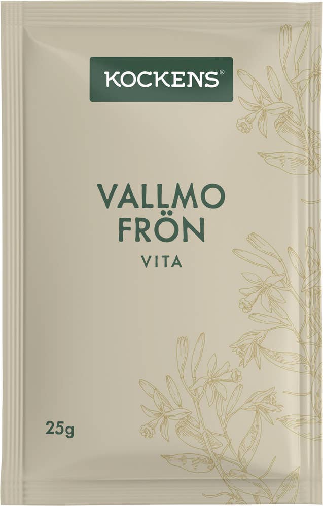 Vallmofrön Vita
