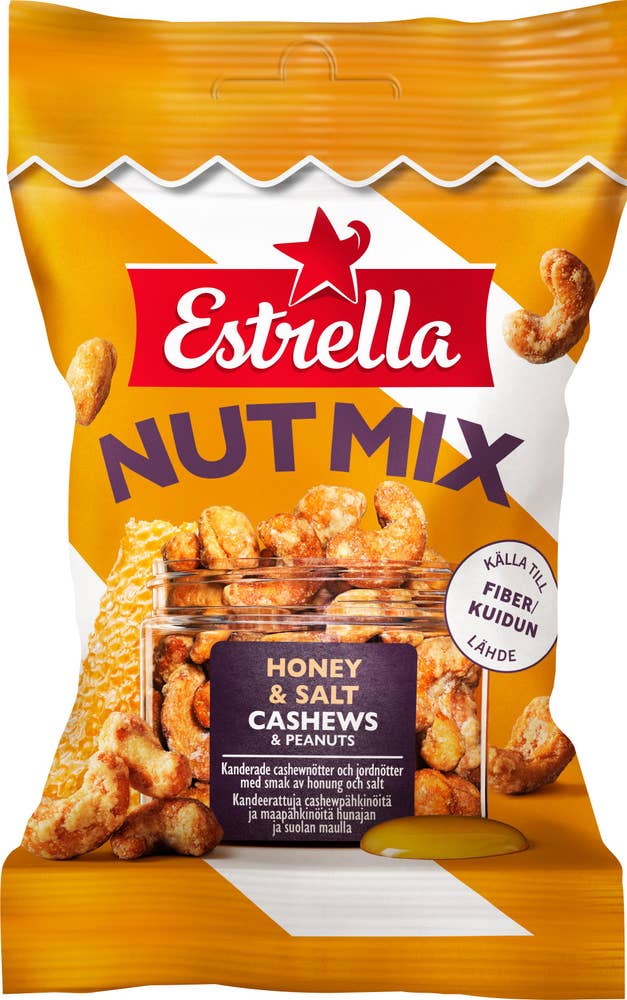 Estrella Nötmix Cashew Honung & Salt