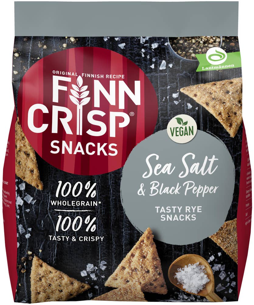 Finn Crisp Snacks Sea Salt & Black Pepper