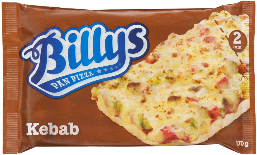 Billys Pan Pizza Kebab Fryst