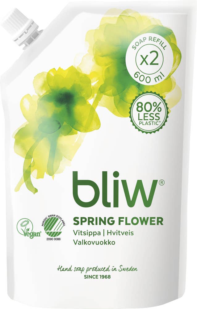 Bliw Handtvål Refill Vitsippa