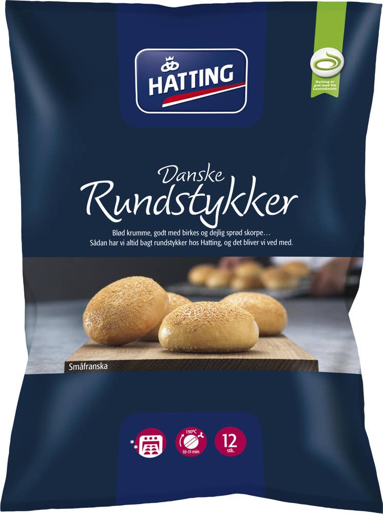 Ej sorterad Frysta Danska Rundstycken Hatting