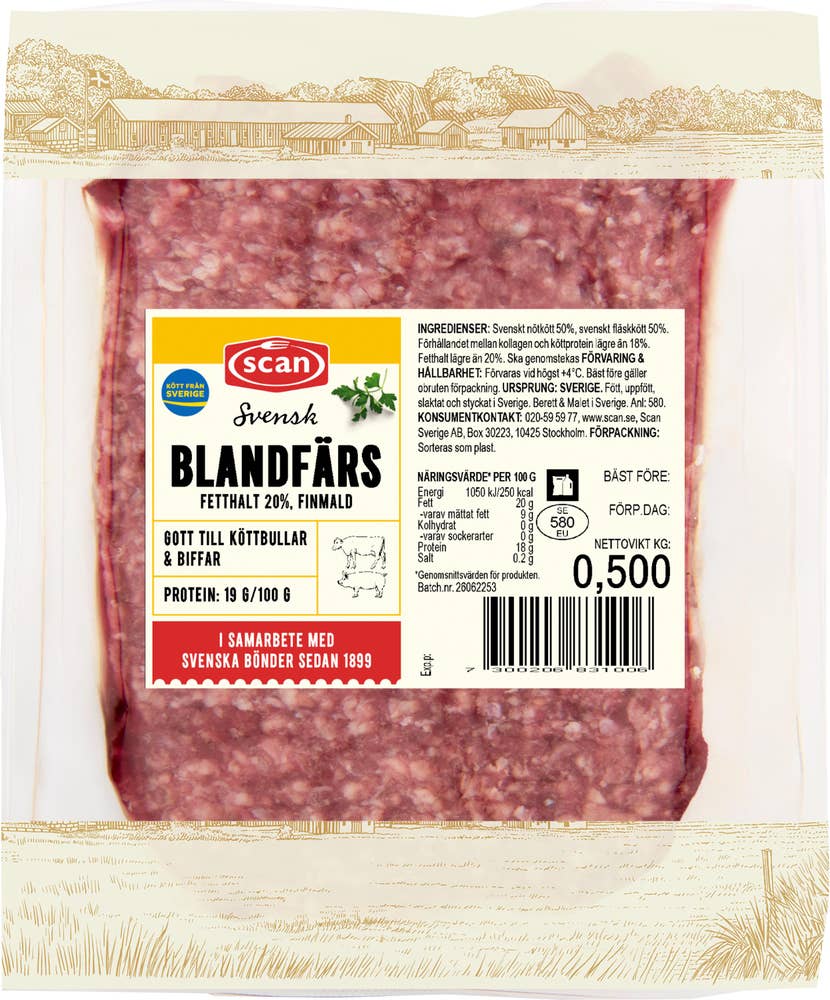 Scan Blandfärs 20%