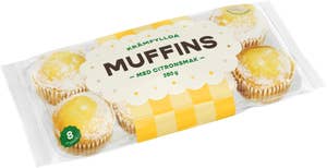 Dazzley Krämfyllda Muffins Citron 8-p