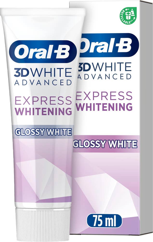 Oral-B Tandkräm Express Whitening Glossy