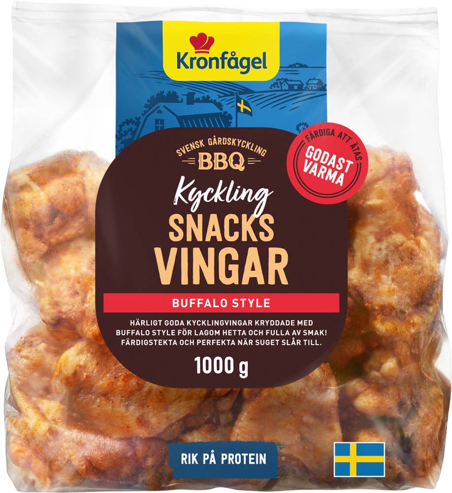 Kronfågel Snacks Vingar Buffalo Style