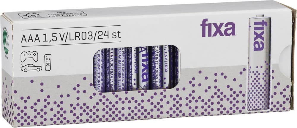 Fixa Batterier AAA
