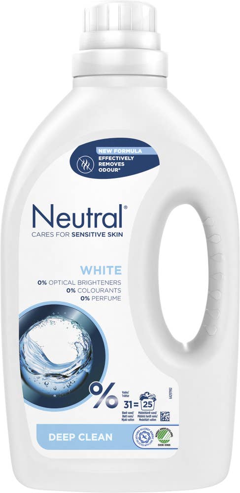 Neutral Flytande Tvättmedel White Parfymfri