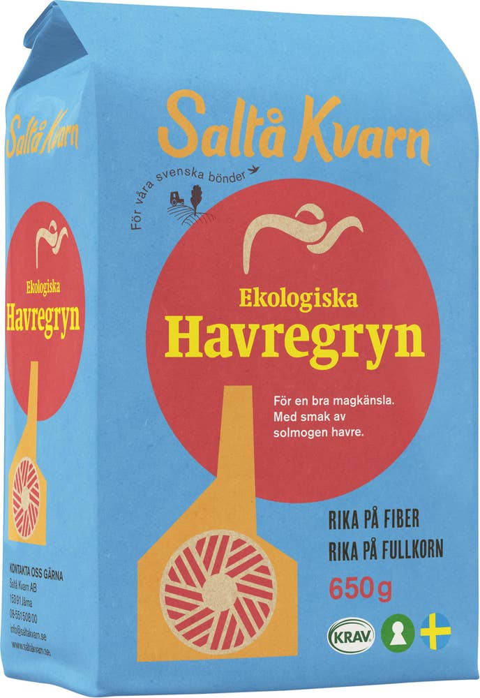 Salta Kvarn Havregryn EKO/KRAV
