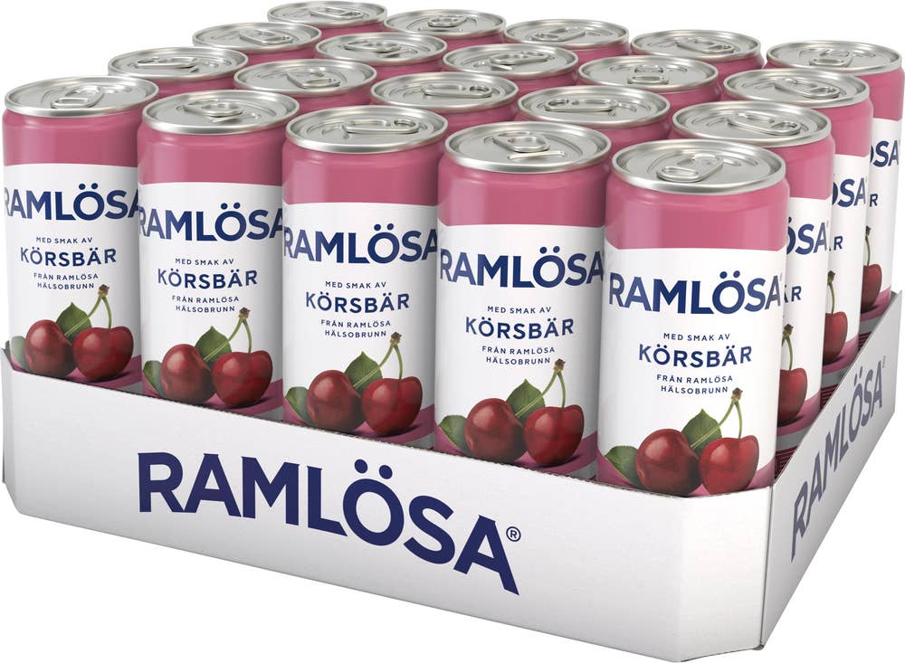 Ramlösa Körsbär Flak 20x33cl