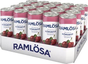 Ramlösa Körsbär Flak 20x33cl