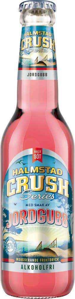 Halmstad Crush Fruktdryck Jordgubb Alkoholfri