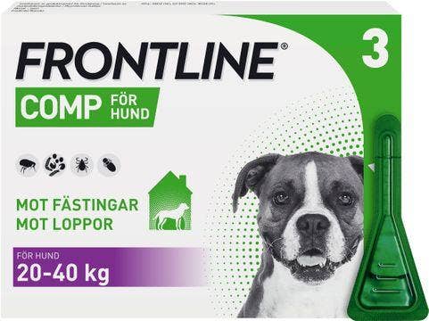 Frontline Comp 268 mg/241,2 mg, Fipronil/Metopren, spot-on, lösning, 3 x