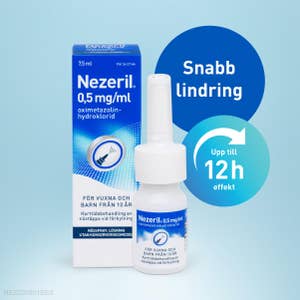 Nezeril Nässpray Oximetazolin 0,5 mg/ml Lösning 7,5 ml