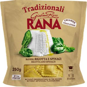 Ravioli Ricotta Spenat