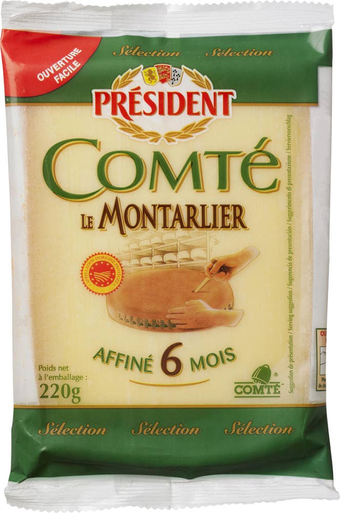 President Comté Opastöriserad Ost 220g Président