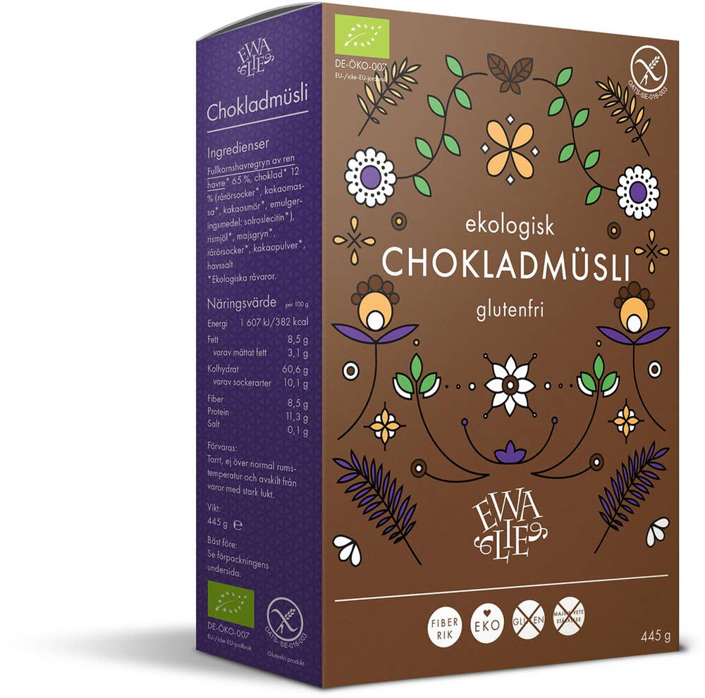 Ewalie Müsli Choklad Glutenfri