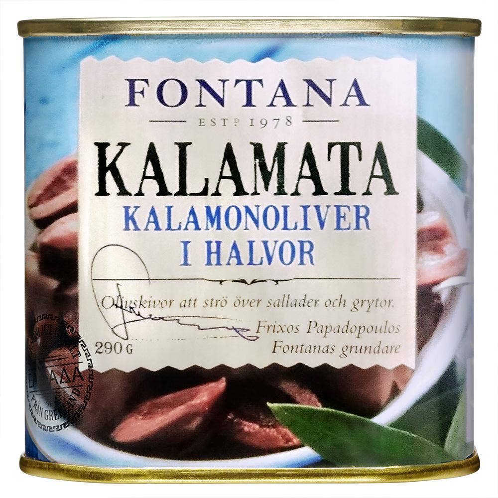 Fontana Kalamata Olivhalvor