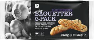 Garant Vitlöksbaguetter Fryst 2-p