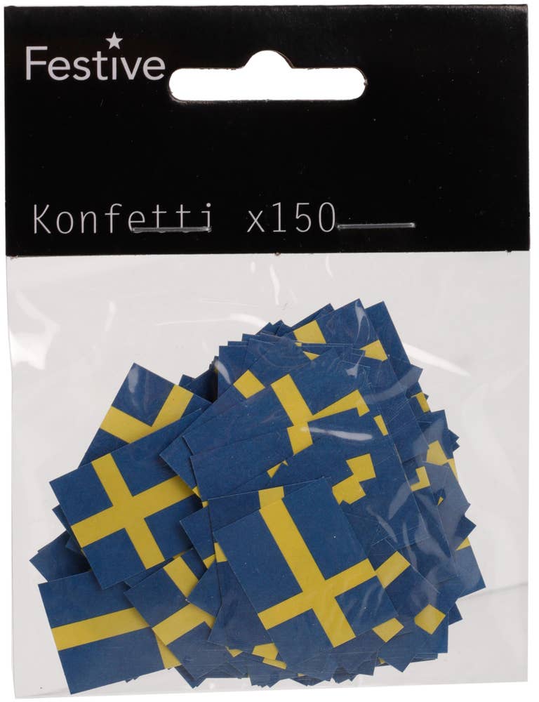Hedlundgruppen Konfetti Svenska Flaggan