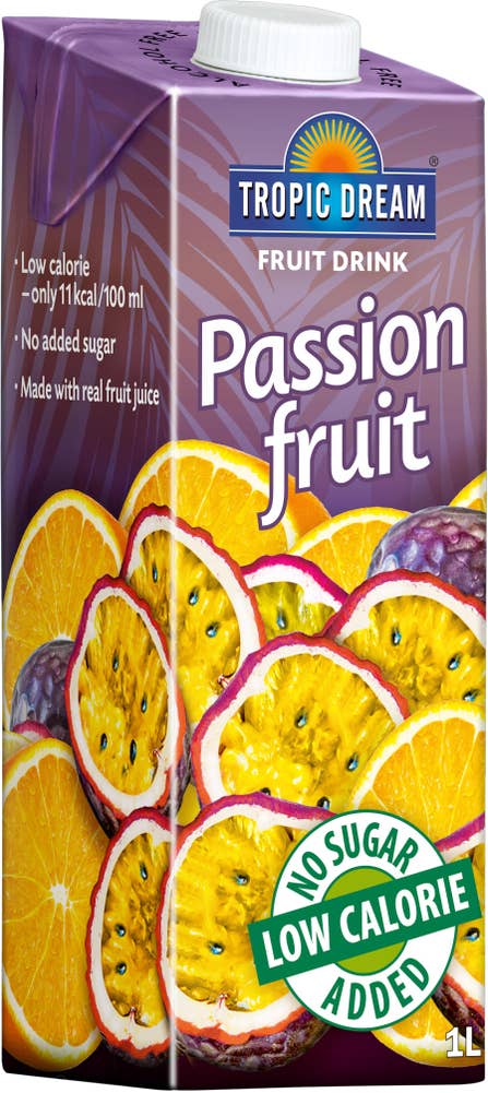 TROPIC DREAM Dryck Passionsfrukt Utan Tillsatt Socker